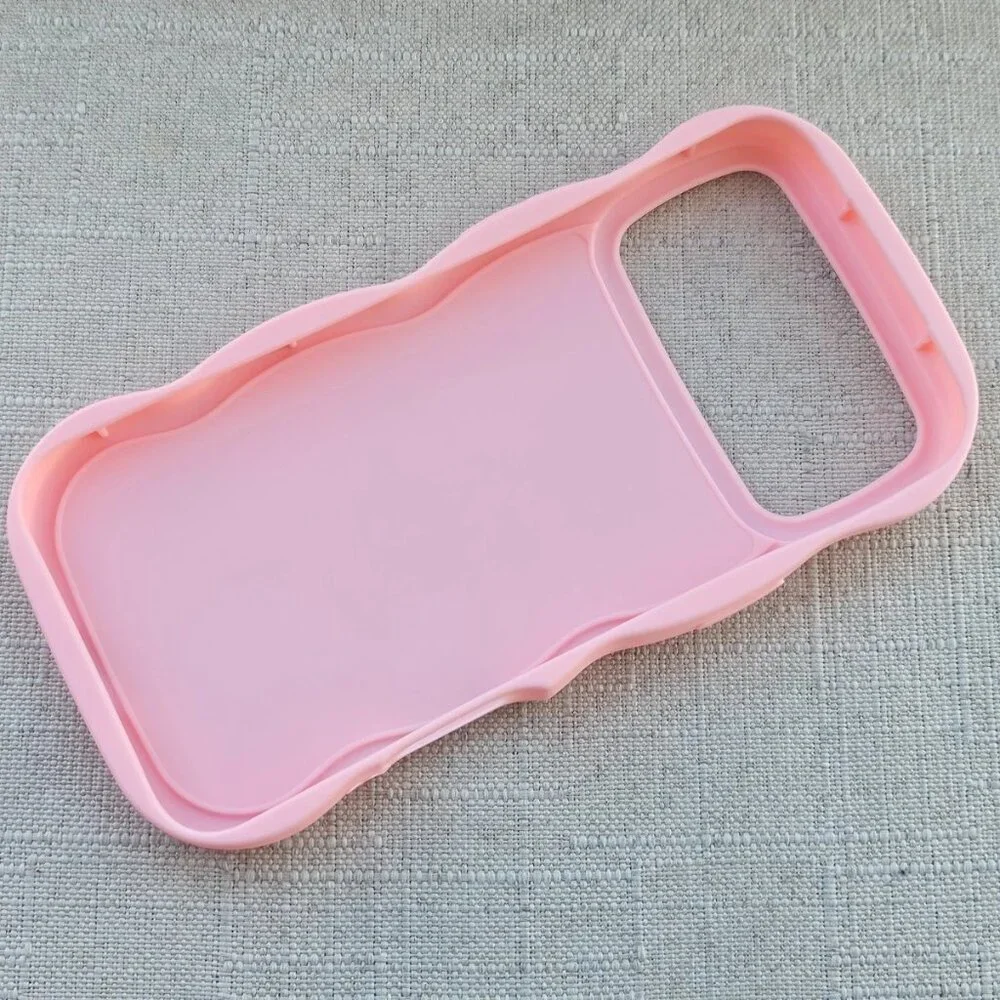 Unbranded Phone Case for 17 Pro Max Pink Rubber Fitted back Case New